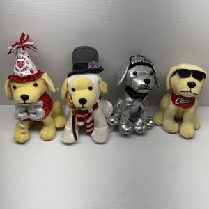 Lot Of 4 Raising Canes Dog 7" Plushies New With Tags